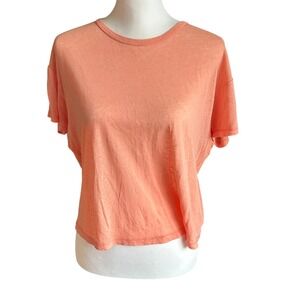 Marine Layer Tee NWT Women's M Desert Flower Pink‎ Oversized Hemp Cotton